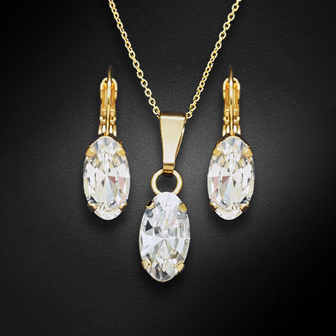 Комплект "Enigma" с кристаллами Swarovski™